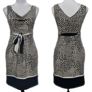 EUC - BCBG Mini Leaf Print Dress